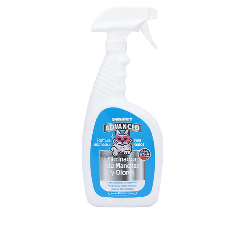 SUNI ENZIMATICO GATO ELIMINADOR DE OLORES Y MANCHAS 946 ML