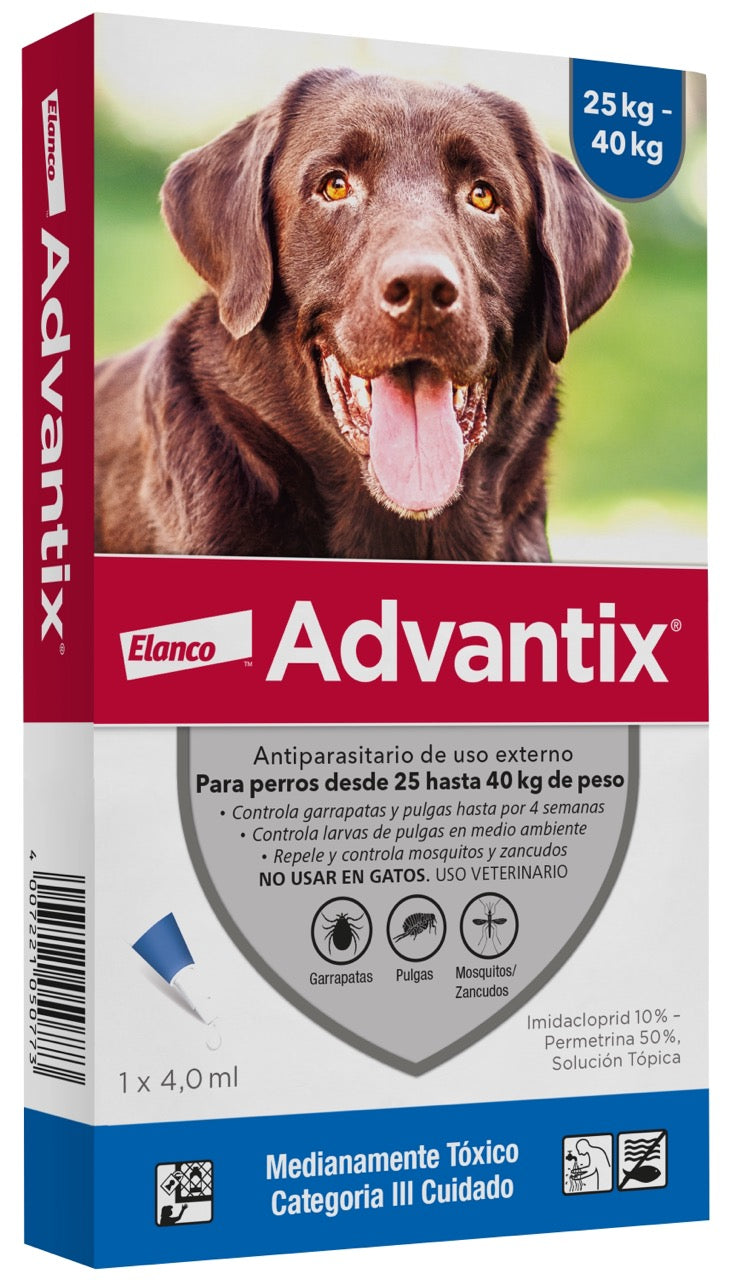 ADVANTIX PIPETA 4 ML 25-40 KG