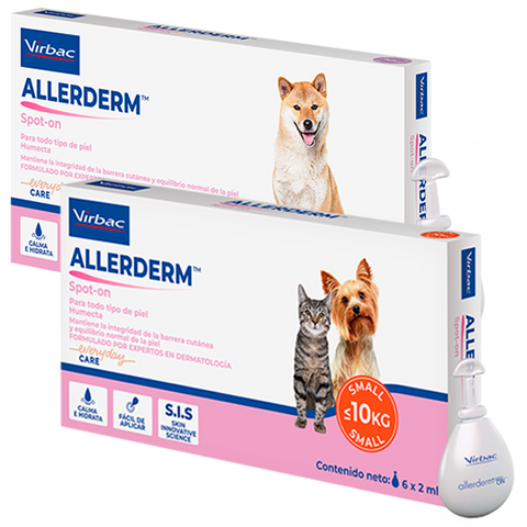 VIRBAC ALLERDERM SPOT ON 6 PIPETAS 2 ML