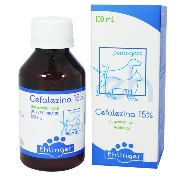 CEFALEXINA 15% JARABE 100 ML