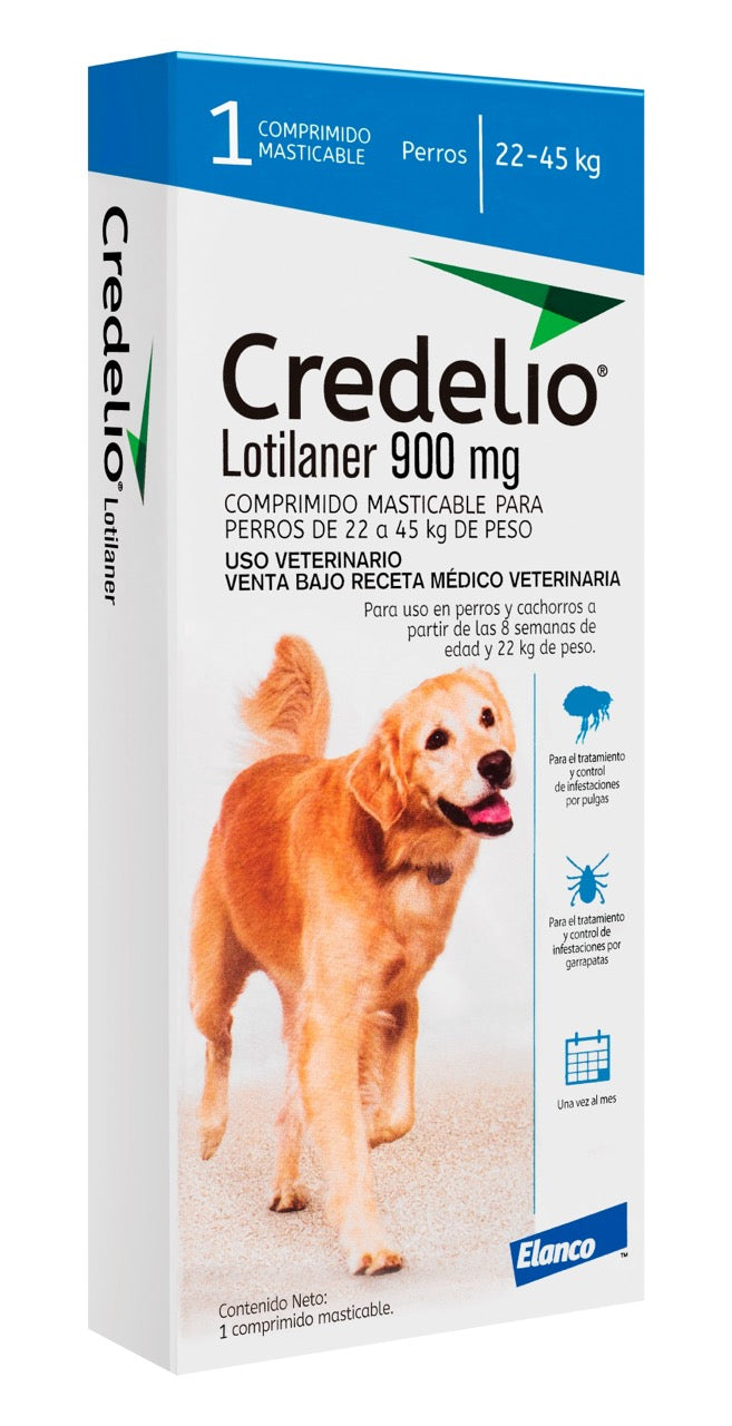 CREDELIO 900 MG 22-45 KG 1 COMPRIMIDO
