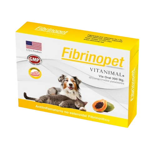 FIBRINOPET 300 MG 10 COMPRIMIDOS