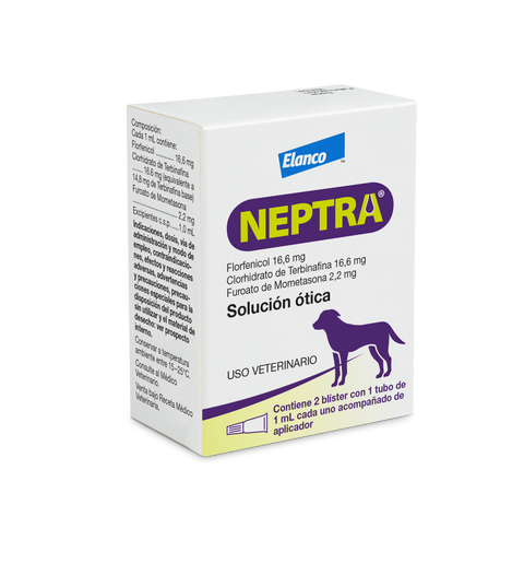 NEPTRA SOLUCION OTICA 1 ML