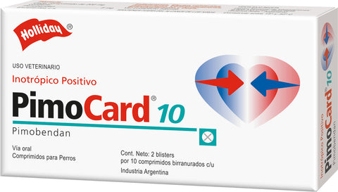 PIMOCARD 10 MG 20 COMPRIMIDOS