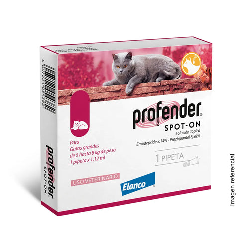 PROFENDER PIPETA 5 A 8 KG