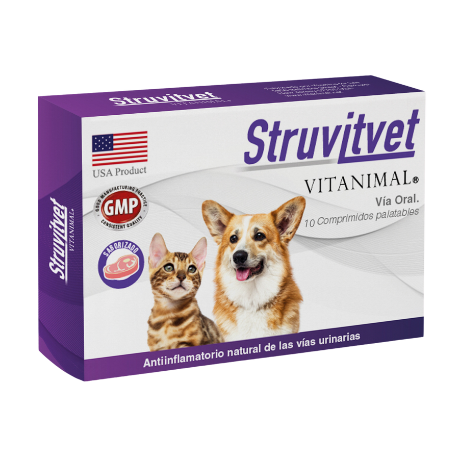 STRUVITVET PERRO GATO 10 COMPRIMIDOS