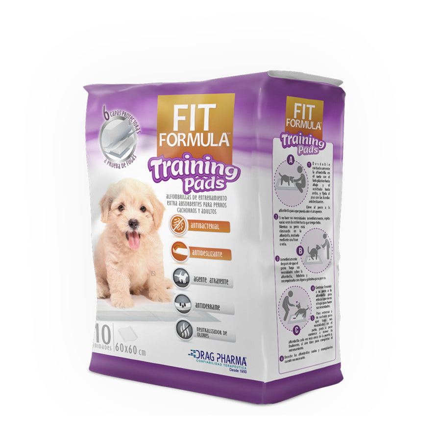 FIT FORMULA TRAINING PADS 10 UNIDADES 60X60
