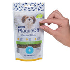 PLAQUEOFF BITES PERRO PEQUEÑO 60 GRAMOS