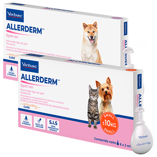 VIRBAC ALLERDERM SPOT ON 6 PIPETAS 4 ML
