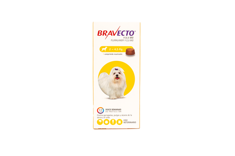 BRAVECTO 3M 2-4,5 KG