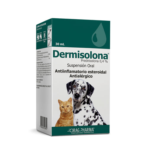 DERMISOLONA SUSP ORAL 0,4 30 ML