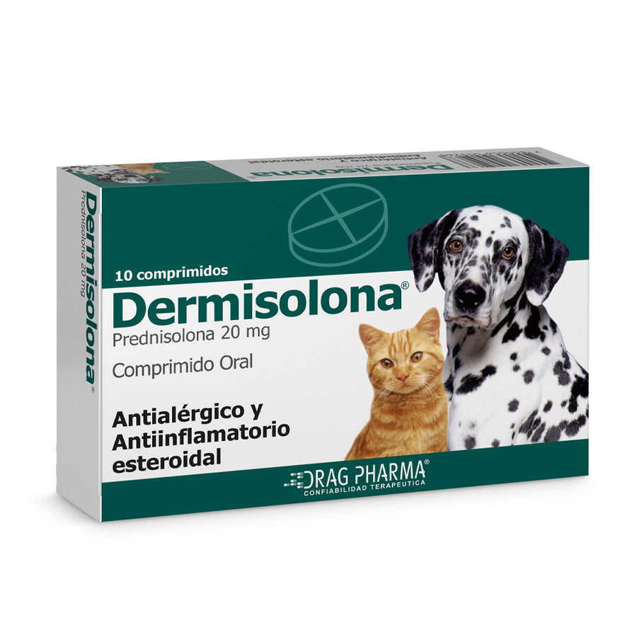 DERMISOLONA 20 MG 10 COMPRIMIDOS