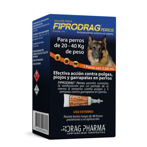 FIPRODRAG PERRO 20-40 KG