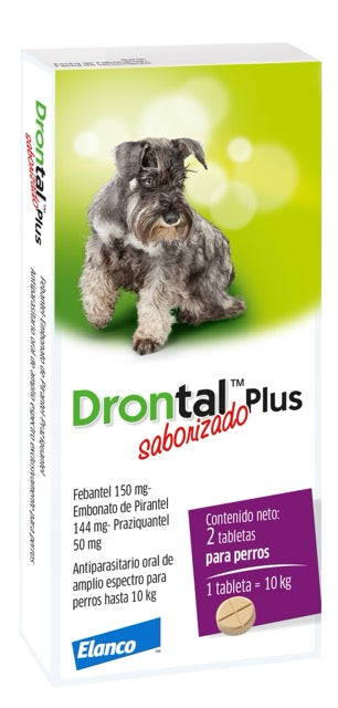 DRONTAL PLUS 10 KG 2 COMPRIMIDOS