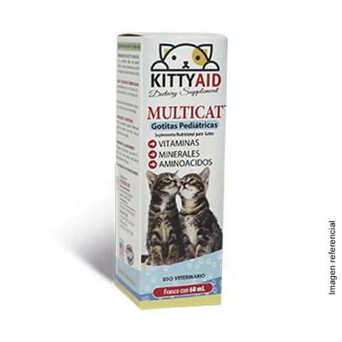 KITTYAID MULTICAT SOL ORAL GOTAS 60 ML