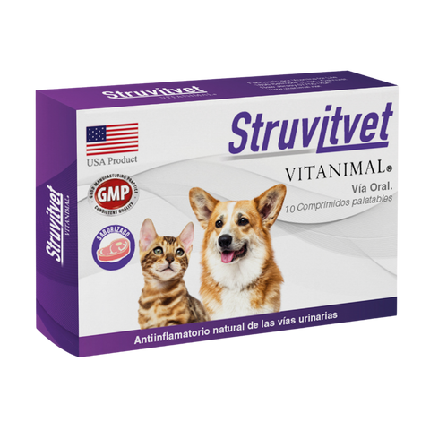 STRUVITVET PERRO GATO 10 COMPRIMIDOS