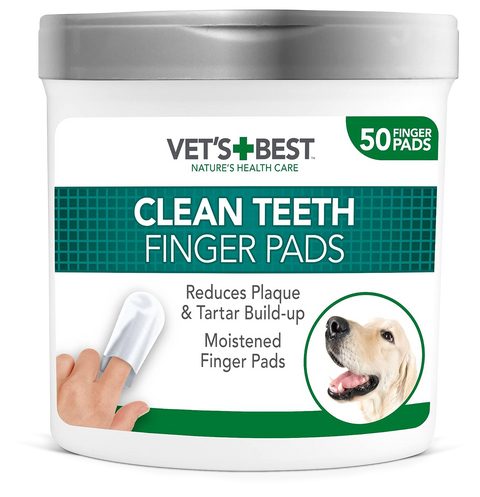 MANNA PRO VB CLEAN TEETH FINGER 50 PADS