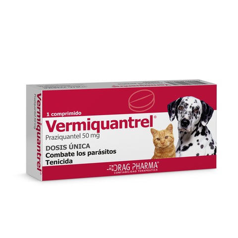 VERMIQUANTREL 1 COMPRIMIDO