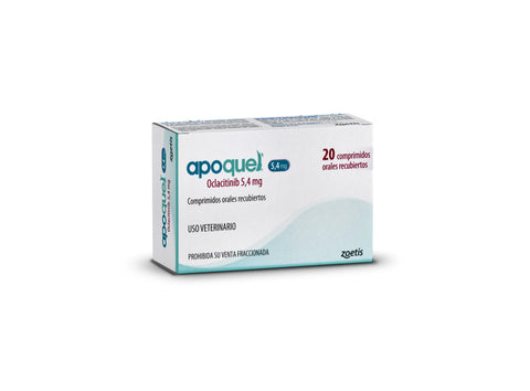 Apoquel 5,4 mg 20 Comprimidos | Antiinflamatorio Perros Dermatitis