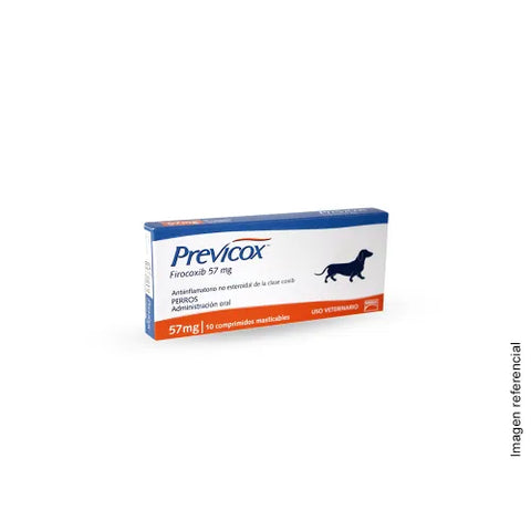 PREVICOX 57 MG 10 COMP